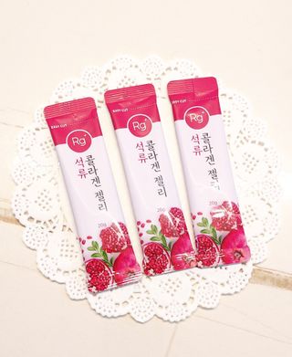 함초록 Rg+ 석류콜라겐젤리 — 5점을 준 리뷰어가 2021년 3월 올린 사용 사진