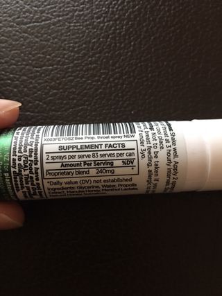 플랜토닌 프로폴리스 인후 스프레이 20ml — 5점을 준 리뷰어가 2023년 2월 올린 사용 사진