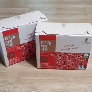 자연에온 유기농 석류 착즙 100mL 10개입 2BOX — 5점을 준 리뷰어가 2020년 12월 올린 사용 사진