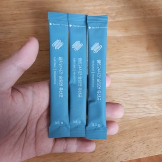 클린24시간 슬림앤유산균 1박스 (3.5g X 15포) — 5점을 준 리뷰어가 2022년 8월 올린 사용 사진