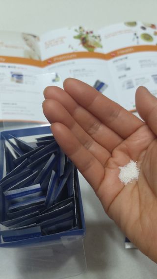 하나마이 100 프로 저분자 피쉬콜라겐 — 5점을 준 리뷰어가 2023년 2월 올린 사용 사진
