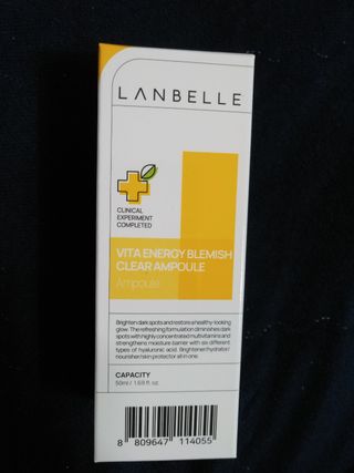 랑벨 비타 에너지 잡티 앰플 50ml 고농축 비타민, 저자극, 수분 촉촉, 미백 앰플 — 5점을 준 리뷰어가 2022년 4월 올린 사용 사진
