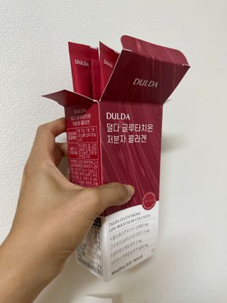 [덜다] 글루타치온 저분자 콜라겐 (20g x 15포) — 4점을 준 리뷰어가 2023년 8월 올린 사용 사진