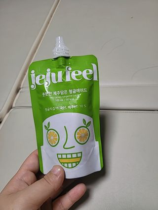 JEJUFEEL 풋풋한 제주담은 청귤에이드 — 5점을 준 리뷰어가 2022년 10월 올린 사용 사진