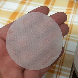 산다화 비타민씨 화이트닝 토너 패드 — 5점을 준 리뷰어가 2023년 9월 올린 사용 사진