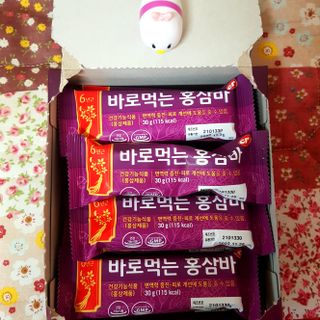 씨알푸드 건강기능식품 6년근 홍삼 함유, 바로먹는 홍삼바 30g 12개입 — 5점을 준 리뷰어가 2022년 3월 올린 사용 사진
