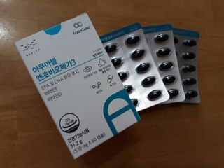 메디포스트 모비타 아쿠아셀 엔초비오메가3 60캡슐 — 4점을 준 리뷰어가 2023년 1월 올린 사용 사진