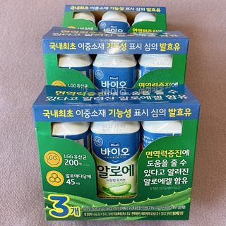 LIVE 매일바이오 알로에 드링킹 요거트 — 5점을 준 리뷰어가 2022년 4월 올린 사용 사진