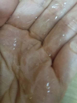 체르엠 그린 케비어 더블워터 마스크팩 5매입  2팩 — 5점을 준 리뷰어가 2021년 10월 올린 사용 사진