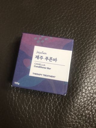 제주인디 제주 푸른바 카멜리아 컨디셔너 — 5점을 준 리뷰어가 2021년 12월 올린 사용 사진