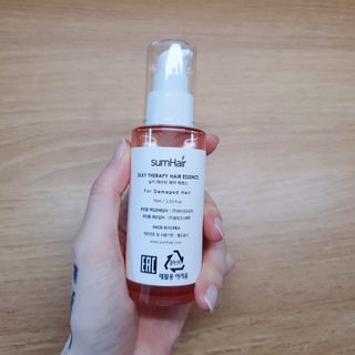 썸헤어 / SUMHAIR 썸헤어 실키 테라피 헤어 에센스 — 5점을 준 리뷰어가 2021년 4월 올린 사용 사진