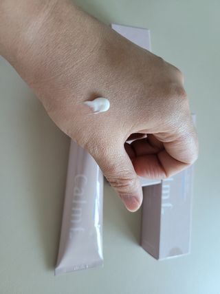 캄프 미스티 포레스트 퍼퓸드 핸드 크림, 향수 핸드 크림 ｜ 캄프 풋귤 플루이드 카밍패드 — 5점을 준 리뷰어가 2024년 6월 올린 사용 사진
