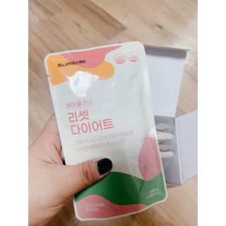 [경남제약헬스케어] 케어플러스 리셋 다이어트 청포도맛 100ml X 5포 (5일분) — 3점을 준 리뷰어가 2023년 4월 올린 사용 사진