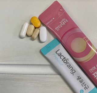 [인디닥터] 면역 생생 핑크 이뮨 젤리 — 5점을 준 리뷰어가 2022년 5월 올린 사용 사진