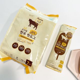 오마뎅 한우핫도그 — 5점을 준 리뷰어가 2021년 7월 올린 사용 사진