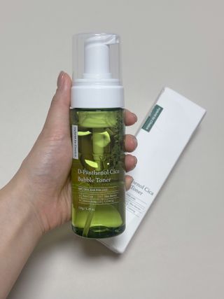 [쿠팡●구매평] 닥터초이스 디판테놀 시카 만능 버블토너 150ml — 5점을 준 리뷰어가 2025년 7월 올린 사용 사진