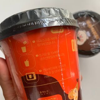유비쿡 컵떡볶이 매운컵떡볶이2개/ 짜장컵떡볶이 2개  총 4개세트 — 5점을 준 리뷰어가 2021년 6월 올린 사용 사진