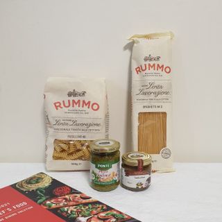 이탈리안 프리미엄 파스타 룸모 Rummo 파스타 2종 + 바질 페스토 + 블랙 트러플 페이스트 — 5점을 준 리뷰어가 2021년 7월 올린 사용 사진