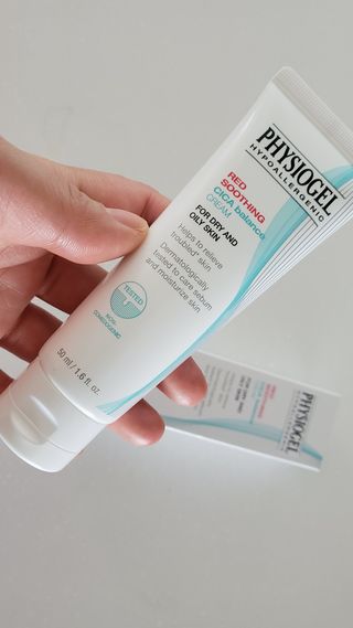피지오겔 레드수딩 시카밸런스 크림 50ml — 5점을 준 리뷰어가 2022년 4월 올린 사용 사진