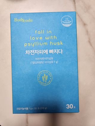 메디포스트 모비타 바디코드 식이섬유 차전자피에 빠지다 30포 — 5점을 준 리뷰어가 2022년 12월 올린 사용 사진