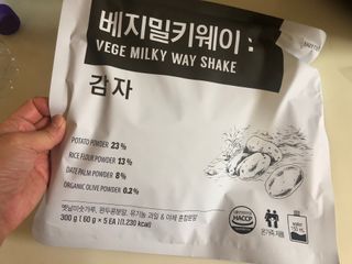 클린24시간 베지밀키웨이 감자 쉐이크 1세트 (5개) — 2.5점을 준 리뷰어가 2023년 3월 올린 사용 사진