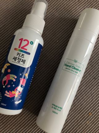 셀바이져 항균 스프레이 핸드워시 + 키즈세정제 SET — 5점을 준 리뷰어가 2021년 3월 올린 사용 사진