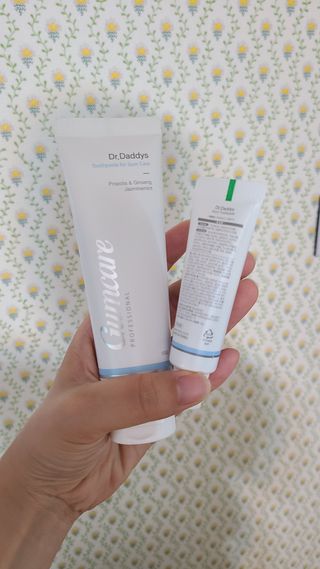 닥터데디스  잇몸치약 100g  [건강한 잇몸 관리를 위한 치약] + 여행용미니치약 15g — 4점을 준 리뷰어가 2022년 8월 올린 사용 사진