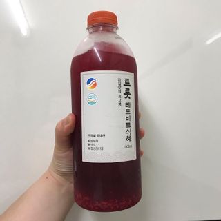 트롯전통식혜 트롯레드비트식혜 1리터 +500리터 — 5점을 준 리뷰어가 2021년 5월 올린 사용 사진