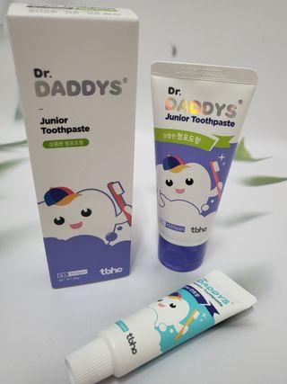 닥터데디스 안심불소 튼튼치약(청포도, 민트 중 택 1) 60g + 여행용 미니 치약 15g — 5점을 준 리뷰어가 2022년 7월 올린 사용 사진