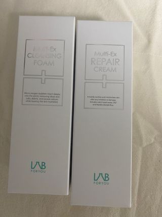 LAB FOR YOU 멀티엑스리페어크림 + 멀티엑스클렌징폼 — 4.5점을 준 리뷰어가 2022년 9월 올린 사용 사진