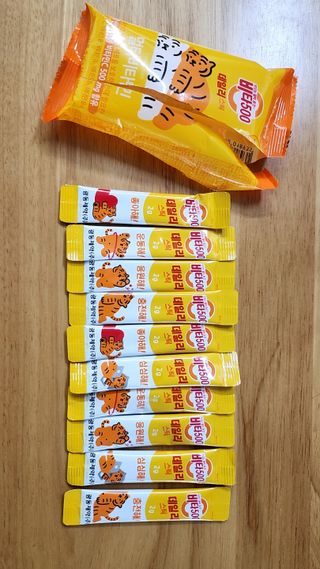 광동제약 [광동] 비타500데일리스틱 70포X2개 + 뚱랑이엽서 + 쇼핑백 증정 — 5점을 준 리뷰어가 2022년 11월 올린 사용 사진