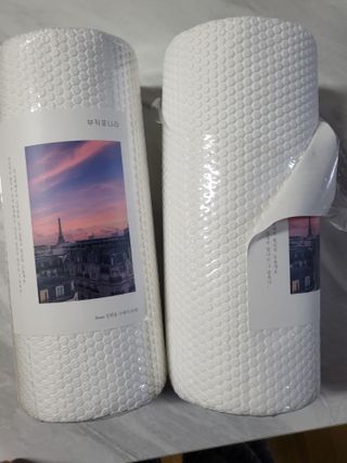 부직포나라 중금속유해물질ZERO 뜯어쓰는 주방 일회용수세미 60매 2매 — 5점을 준 리뷰어가 2022년 11월 올린 사용 사진