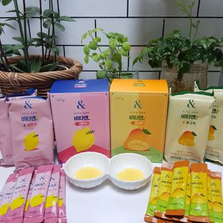 비타앤C 레몬맛, 망고맛 — 5점을 준 리뷰어가 2021년 7월 올린 사용 사진