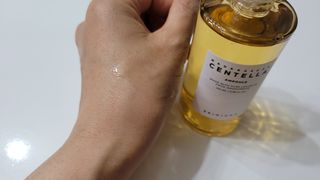 [스킨1004] 마다가스카르 센텔라 앰플 100ml — 4.5점을 준 리뷰어가 2024년 5월 올린 사용 사진