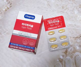 뉴트리션팩토리 비타프렙 하이퍼씨슬 밀크씨슬 900mg — 5점을 준 리뷰어가 2021년 7월 올린 사용 사진
