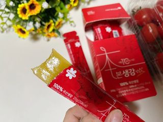 레드닥터 대추방울토마토 + 본생강 망고맛 스틱형 젤리 — 5점을 준 리뷰어가 2022년 12월 올린 사용 사진