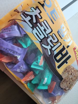 델리스 오트 밀키 초콜릿 바 — 5점을 준 리뷰어가 2023년 1월 올린 사용 사진