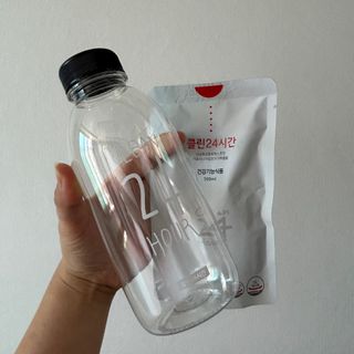 클린24시간 1BOX(5포) + 전용보틀(500ml) — 4.5점을 준 리뷰어가 2023년 6월 올린 사용 사진