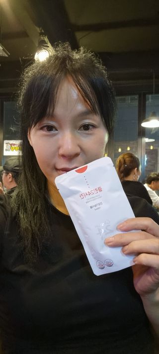 클린24시간 1BOX(5포) + 전용보틀(500ml) — 5점을 준 리뷰어가 2022년 9월 올린 사용 사진