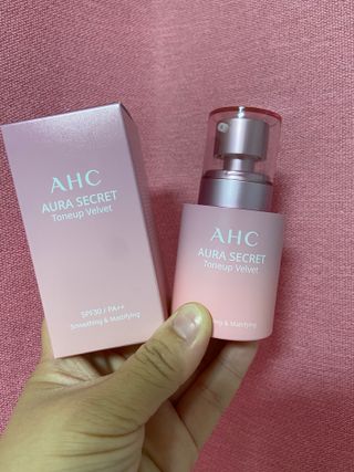 AHC 아우라 시크릿 톤업 벨벳 — 4.5점을 준 리뷰어가 2021년 4월 올린 사용 사진