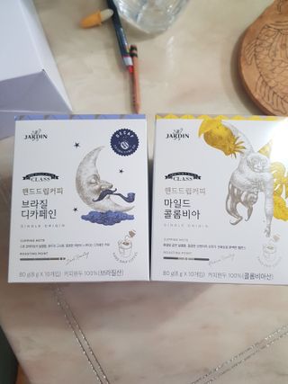 (주)쟈뎅 쟈뎅 클래스 핸드 드립 커피 10P 2종_디카페인 1종+랜덤 플레이버 1종 — 4.5점을 준 리뷰어가 2021년 4월 올린 사용 사진