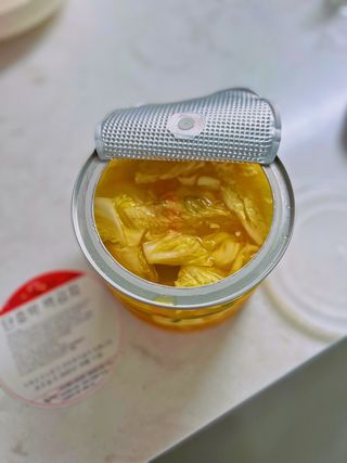셰프애찬 단호박 백김치 1kg — 4점을 준 리뷰어가 2022년 10월 올린 사용 사진