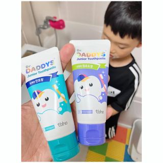 닥터데디스 안심불소 튼튼치약(청포도, 민트 중 택 1) 60g + 여행용 미니 치약 15g — 5점을 준 리뷰어가 2022년 9월 올린 사용 사진