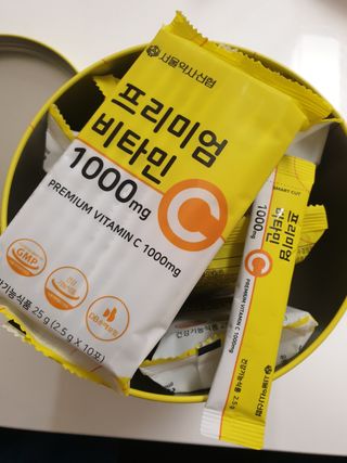 서울약사신협 프리미엄비타민C1000_2.5G x 100포 — 5점을 준 리뷰어가 2020년 12월 올린 사용 사진