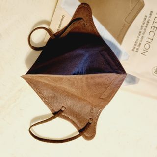 애니가드 셋업마스크 4컬러 각 10매입 [크리미베이지, 캐시미어로즈, 초콜렛브라운, 미드나잇네이비] — 4.5점을 준 리뷰어가 2022년 2월 올린 사용 사진