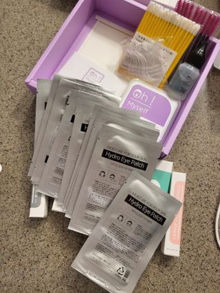 피비에스코리아 [오마이셀프] 셀프 속눈썹펌 키트 뷰러펌 파마 세트 — 5점을 준 리뷰어가 2021년 11월 올린 사용 사진