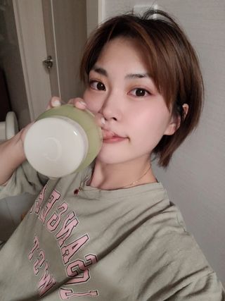 카오리온코스메틱스 사카로미세스와 시카의 만남        릴리피 릴렉싱 크림 진정한 탄력을 경험해보세요 — 5점을 준 리뷰어가 2021년 7월 올린 사용 사진