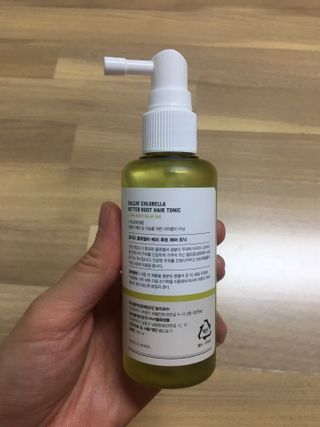 달리프 클로렐라 베러 루트 헤어토닉 100ml — 5점을 준 리뷰어가 2021년 4월 올린 사용 사진