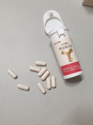 메이준뉴트리 메이준쎌 편안해질 여성유산균 — 4점을 준 리뷰어가 2021년 2월 올린 사용 사진