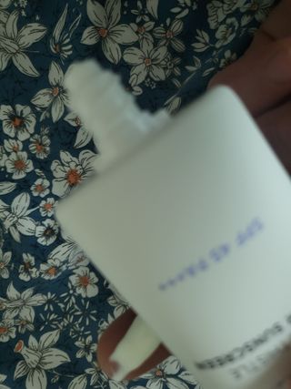 바노바기 코스메틱 바노바기 밀크씨슬 리페어 시카 선스크린 플러스 50ml — 5점을 준 리뷰어가 2023년 4월 올린 사용 사진